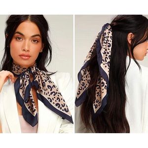 Leopard Print Scarf